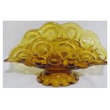Amber Moon and Stars Banana Dish 5x9x5.5