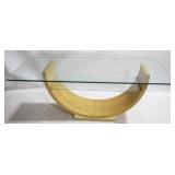 Post Modern Glass Top Dining Table