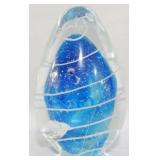 Vintage Glass Paperweight 5"