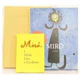 3 Joan Miro Books