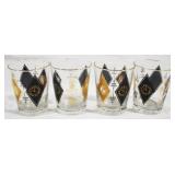 4 pc. Old Charter Glasses Set - 4.5" tall