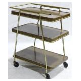 Vintage Hamilton-Cosco Bar Cart, 3 trays