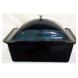 Vintage Acrylic Dome Top Server