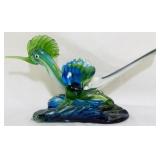 Murano Glass Bird Figure 6.5x10x3.5