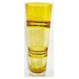 Vintage Mid Mod Amber Vase 16"