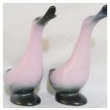 Pr Stanford Sebring Pink Black Geese 1950s