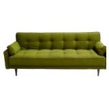 Vintage Avocado Sofa by Simmons 29x76x32