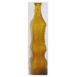 Empoli Vintage Amber Vase 14"