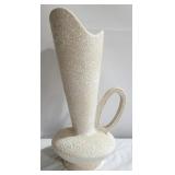 China Craft White Ewer 14" Vase