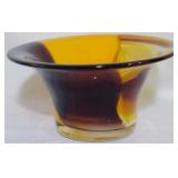Murano Art Glass Bowl 4.5x9"