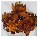 Vintage Leaf Decorated Hanging Fixture