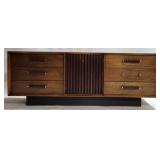Lane Tower Suite Walnut & Rosewood Dresser