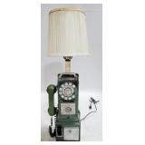 Vintage payphone lamp 27 x 6 x 7