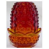 Fenton Amberina Hobnail Fairy Lamp 4.5"