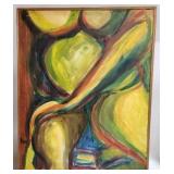 Original Abstract Nude Painting by Martin