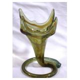 Art Glass Vase - 9.5" tall