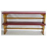 Vintage Pair Benches 19x73x18