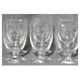 6 Fostoria Rocket Cocktails 4"