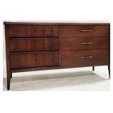 Broyhill Saga dresser with V groove stars