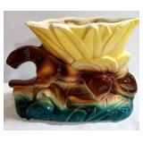 Vintage Jaguar Ceramic Planter 5 x 6.5