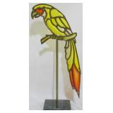 Stained Glass Parrot 15.5