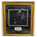 Picasso Erotic Print in Frame, 19.5x17