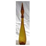 Empoli Amber 22" Genie Decanter