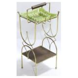 Vintage Atomic Ashtray Stand 23.5x9x9