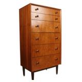 G-Plan 6 Drawer 1960s Teak Highboy