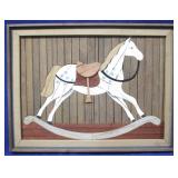 Wooden Rocking Horse Frame 25 x 33