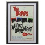 BEATLES HARD DAYS NIGHT POSTER