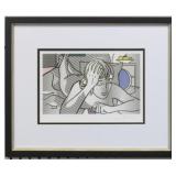 THINKING NUDE GICLEE BY ROY LICHTENSTEIN