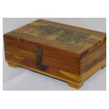 Wooden Jewelry Box 3.5x9x6