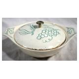 Bell Mfg U.S.A. 702 Pottery Covered Dish