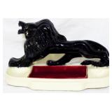 Lion Ceramic Caddy Valet 7x12x6