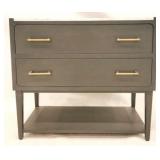 Chelsea House 2 Drawer Marble Inset Chest