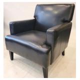 Faux Leather Upholstered Arm Chair