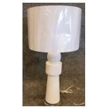 Wildwood white cylinder lamp 35"