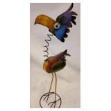 Metal Crazy Chicken 43" Tall