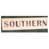 Metal Southern Sign 48 x 12