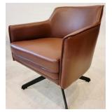 Faux Leather Swivel Chair