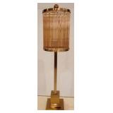 Wildwood copper tone buffet lamp 36", round finial