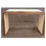 Chelsea House Waterfall Console Table, cream