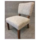 Gray Upholstered Side Chair
