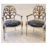 Alden Parkes Honeysuckle Arm Chairs