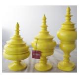 3 pc. Set of Jars w/ Lids by Three Hands