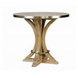 Alden Parkes Suffolk bar table, stainless steel