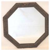 Chelsea House Molded Metal Octagonal Mirror