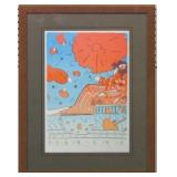 UMBRELLA LADY GICLEE BY PABLO PICASSO