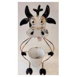 Metal Cow Planter 36" Tall`